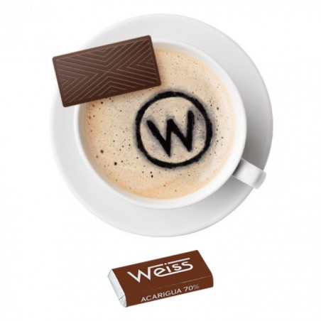 Tasse à café - Napolitain - Chocolat individuel - Chocolat noir - Acarigua Tasse à café - Napolitain - Chocolat individuel - Chocolat noir - Acarigua