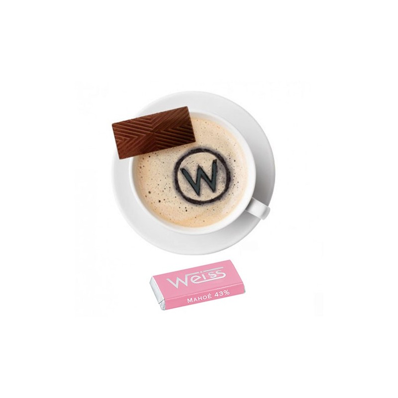 Tasse à café - Napolitain - Chocolat individuel - Chocolat au lait - Mahoë lait Tasse à café - Napolitain - Chocolat individuel - Chocolat au lait - Mahoë lait