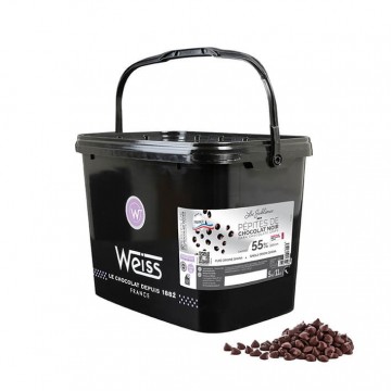 Pepites de chocolat Sublimes Noir 55% - 5 KG | Accueil Weiss
