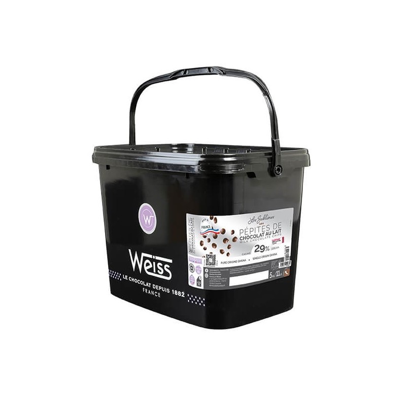 Pepites de chocolat Sublimes Lait 29% - 5kg Pepites de chocolat Sublimes Lait 29% - 5kg