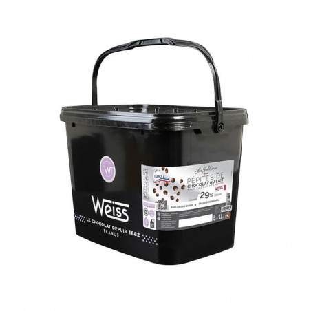Pepites de chocolat Sublimes Lait 29% - 5kg Pepites de chocolat Sublimes Lait 29% - 5kg