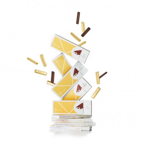 Bâton chocolat noir et crème vanille Weiss - Bâton chocolat - Chocolat individuel - Chocolat noir - Coffret à offrir Bâton chocolat noir et crème vanille Weiss - Bâton chocolat - Chocolat individuel - Chocolat noir - Coffret à offrir
