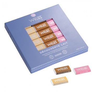 Coffret napolitains lait fermé - Chocolats individuels - Découverte lait