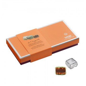 Nougastelles - Coffret fermé - Nougastelle pliée - Nougastelle nue