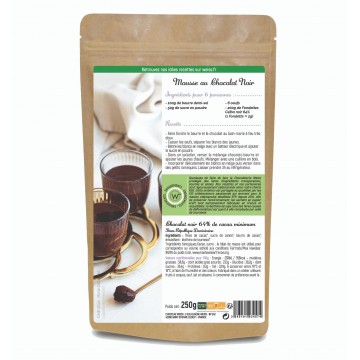 Chocolaterie Weiss - Chocolat à pâtisser noir - Chocolat 64% - Chocolat à pâtisser bio