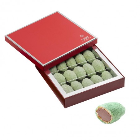 Nougamandines - Coffret 15 chocolats - Spécialité stéphanoise - Spécialité Weiss - Chocolat a offrir - Praliné - Pate d'amande