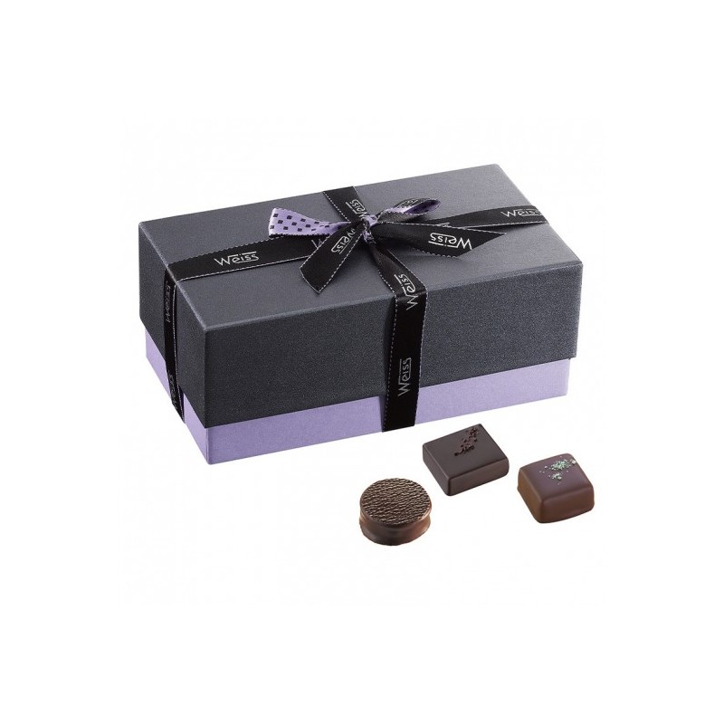 Coffret de chocolat personnalisée - Assortiment de chocolat noir et lait - Coffret personnalisée - Coffret de chocolat - 550g Coffret de chocolat personnalisée - Assortiment de chocolat noir et lait - Coffret personnalisée - Coffret de chocolat - 550g