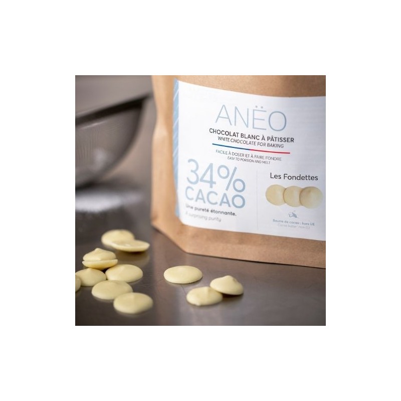 Chocolat blanc - chocolat à pâtisser - Chocolat blanc à pâtisser - 1 kg - Chocolat blanc - chocolat à pâtisser - Chocolat blanc à pâtisser - 1 kg -