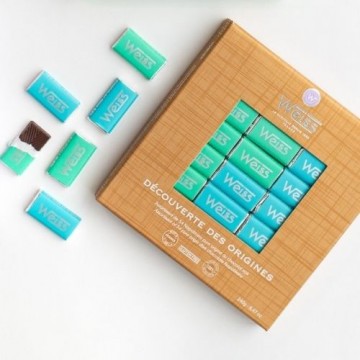 Coffret Découverte des Origines - Napolitains chocolat noir - 240g - Napolitains