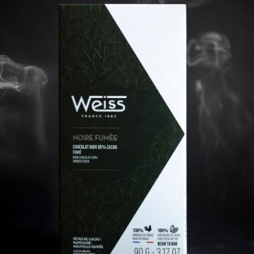 Tablette de chocolat Noir Fumé 65% - Weiss