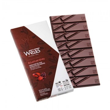 Chocolat noir - Éclats de Fève 70% - Tablette de chocolat Noir