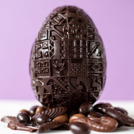 Œuf Weiss - Chocolat de Pâques noir 72% - 500g Œuf Weiss - Chocolat de Pâques noir 72% - 500g
