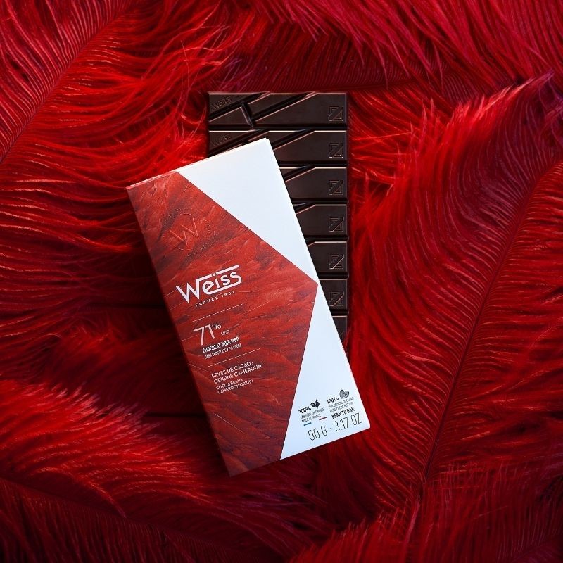 Tablette - Chocolat noir Mbô 71% - 90g Tablette - Chocolat noir Mbô 71% - 90g