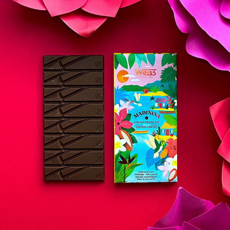 Tablette de chocolat Madinina - Dark Milk 50% - 90g Tablette de chocolat Madinina - Dark Milk 50% - 90g