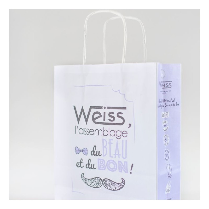 Sac papier cadeau Weiss Sac papier cadeau Weiss