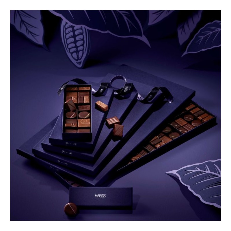 Coffret N°1 - 6 Chocolats et Pralinés - Assortiment de chocolat - Coffret de chocolat - Idée cadeau - Cadeau à offrir Coffret N°1 - 6 Chocolats et Pralinés - Assortiment de chocolat - Coffret de chocolat - Idée cadeau - Cadeau à offrir