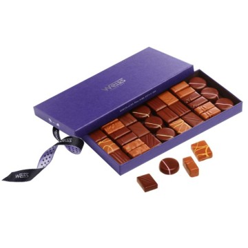 Coffret N°3 - 30 Chocolats et Pralinés - Assortiment de chocolat - Idée cadeau - Coffret cadeau