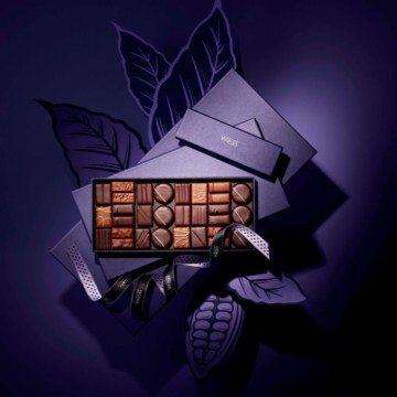Coffret N°3 - 30 Chocolats et Pralinés - Assortiment de chocolat - Idée cadeau - Coffret cadeau