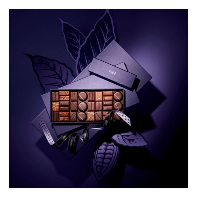 Coffret N°3 - 30 Chocolats et Pralinés - Assortiment de chocolat - Idée cadeau - Coffret cadeau Coffret N°3 - 30 Chocolats et Pralinés - Assortiment de chocolat - Idée cadeau - Coffret cadeau