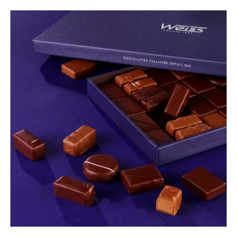 Coffret N°3 - 30 Chocolats et Pralinés - Assortiment de chocolat - Idée cadeau - Coffret cadeau Coffret N°3 - 30 Chocolats et Pralinés - Assortiment de chocolat - Idée cadeau - Coffret cadeau