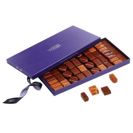 Coffret N°4 - 48 Chocolats et Pralinés - Assortiment chocolat - coffret chocolat - Idée cadeau chocolat - chocolat Coffret N°4 - 48 Chocolats et Pralinés - Assortiment chocolat - coffret chocolat - Idée cadeau chocolat - chocolat