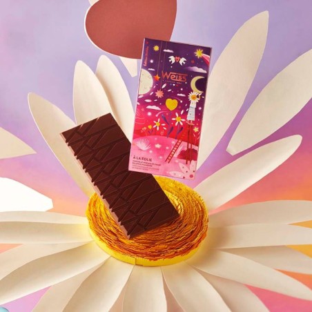Tablette de chocolat Noir Framboise 67% - 90g Tablette de chocolat Noir Framboise 67% - 90g