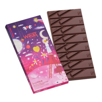 Tablette de chocolat Noir Framboise 67% - 90g