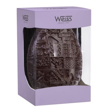 Œuf Weiss - Chocolat de Pâques noir 72% - 500g
