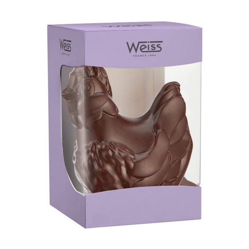 Poule de Pâques - Chocolat noir 64% - 380g Poule de Pâques - Chocolat noir 64% - 380g