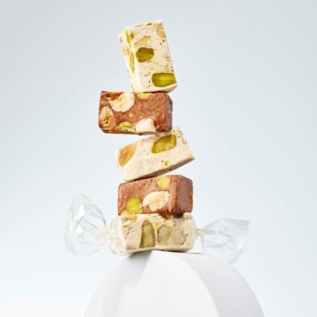 16 Nougats nature et chocolats - 105g