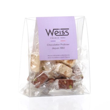 16 Nougats nature et chocolats - 105g