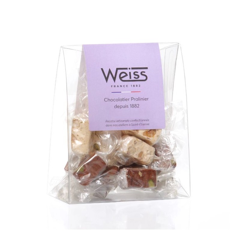 16 Nougats nature et chocolats - 105g