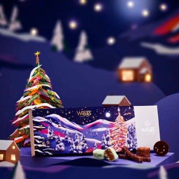 Coffret spécialités chocolats de Noël - 340g - Coffret cadeau - Coffret de chocolat - Assortiment chocolat - Idée cadeau