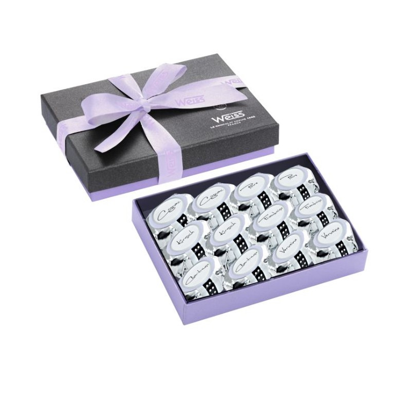 Coffret de liqueurs - Chocolat de Noël - Kirsh Cognac Verveine Framboise Poire Chartreuse Coffret de liqueurs - Chocolat de Noël - Kirsh Cognac Verveine Framboise Poire Chartreuse
