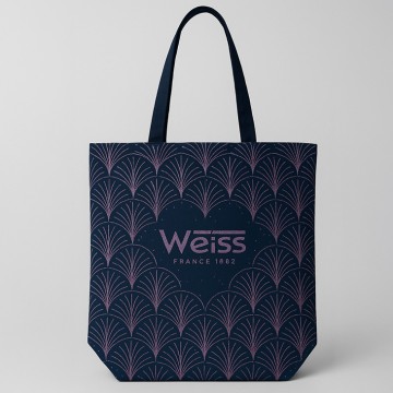 Totebag Chocolat Weiss - Made in France