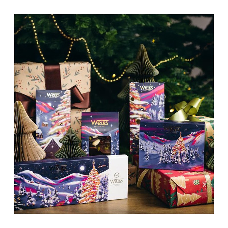 Tablette de chocolat noir - Chocolat noir 67% - Orange & Cannelle - Chocolat de Noël Tablette de chocolat noir - Chocolat noir 67% - Orange & Cannelle - Chocolat de Noël