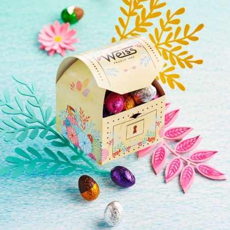 Malle au Trésor - Assortiment d'œufs de Pâques - 230g Malle au Trésor - Assortiment d'œufs de Pâques - 230g