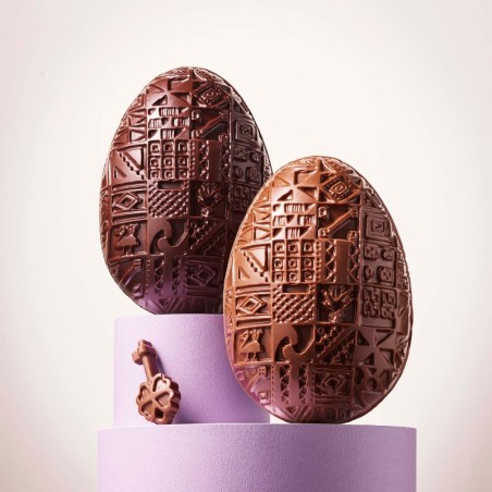 Œuf Weiss - Chocolat de Pâques noir 72% - 500g Œuf Weiss - Chocolat de Pâques noir 72% - 500g