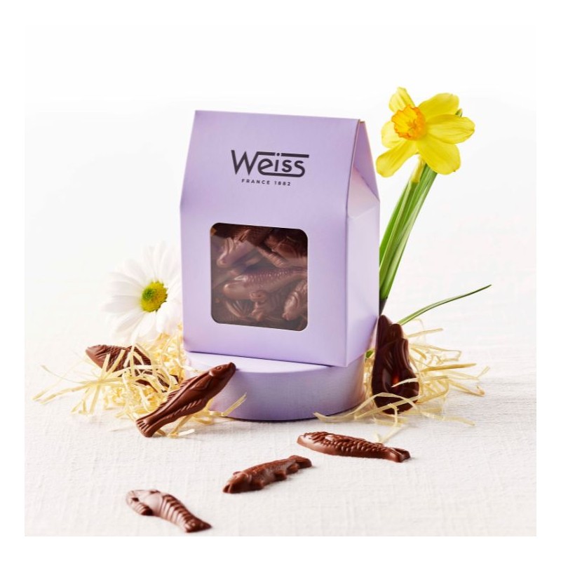 Petits chocolats de Pâques - Friture Chocolat au lait Petits chocolats de Pâques - Friture Chocolat au lait