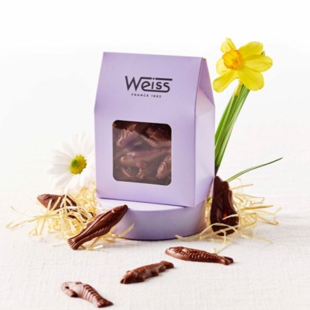 Petits chocolats de Pâques - Friture Chocolat au lait Petits chocolats de Pâques - Friture Chocolat au lait