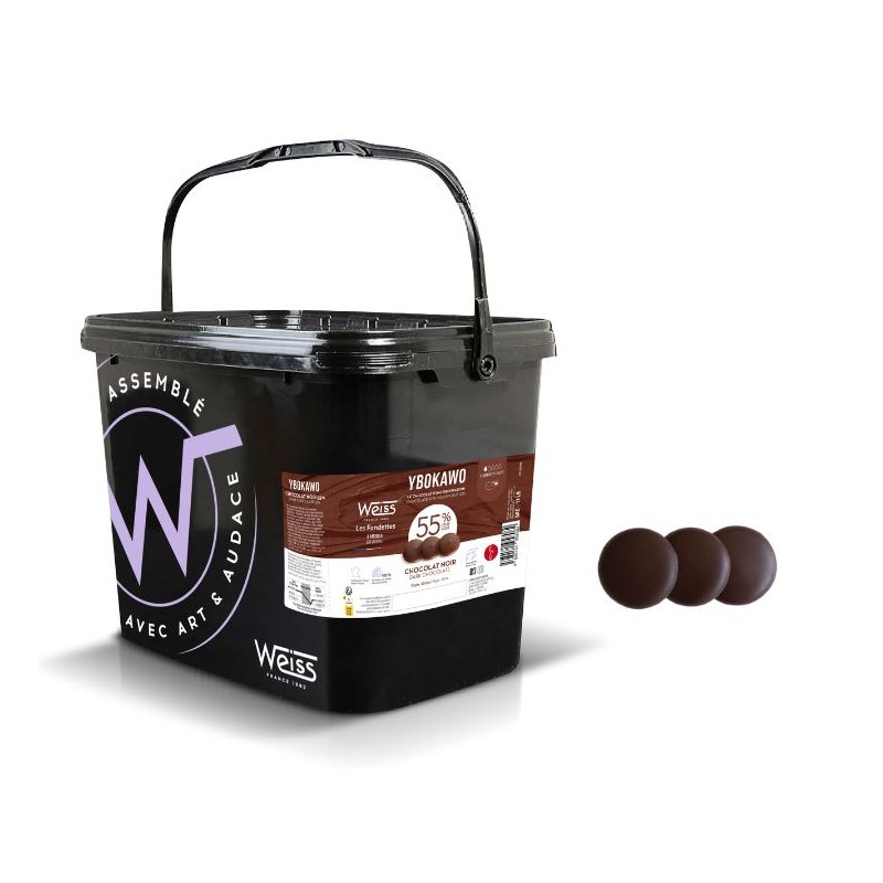 Chocolat de Pâtisserie - Noir Ybokawo 55% - 5kg
