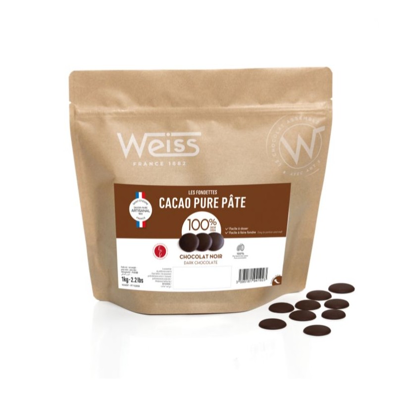 Cacao Pûre Pâte - 1kg Cacao Pûre Pâte - 1kg