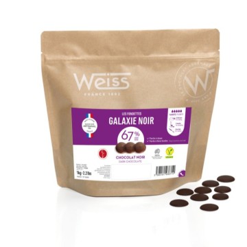 Chocolat à pâtisser - Noir Galaxie 67% - 1kg