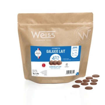 Chocolat à pâtisser - Lait Galaxie 41% - 1kg
