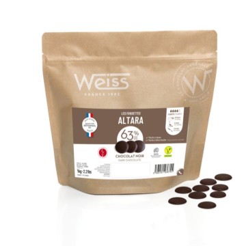 Chocolat à pâtisser - Noir Altara 63% - 1kg