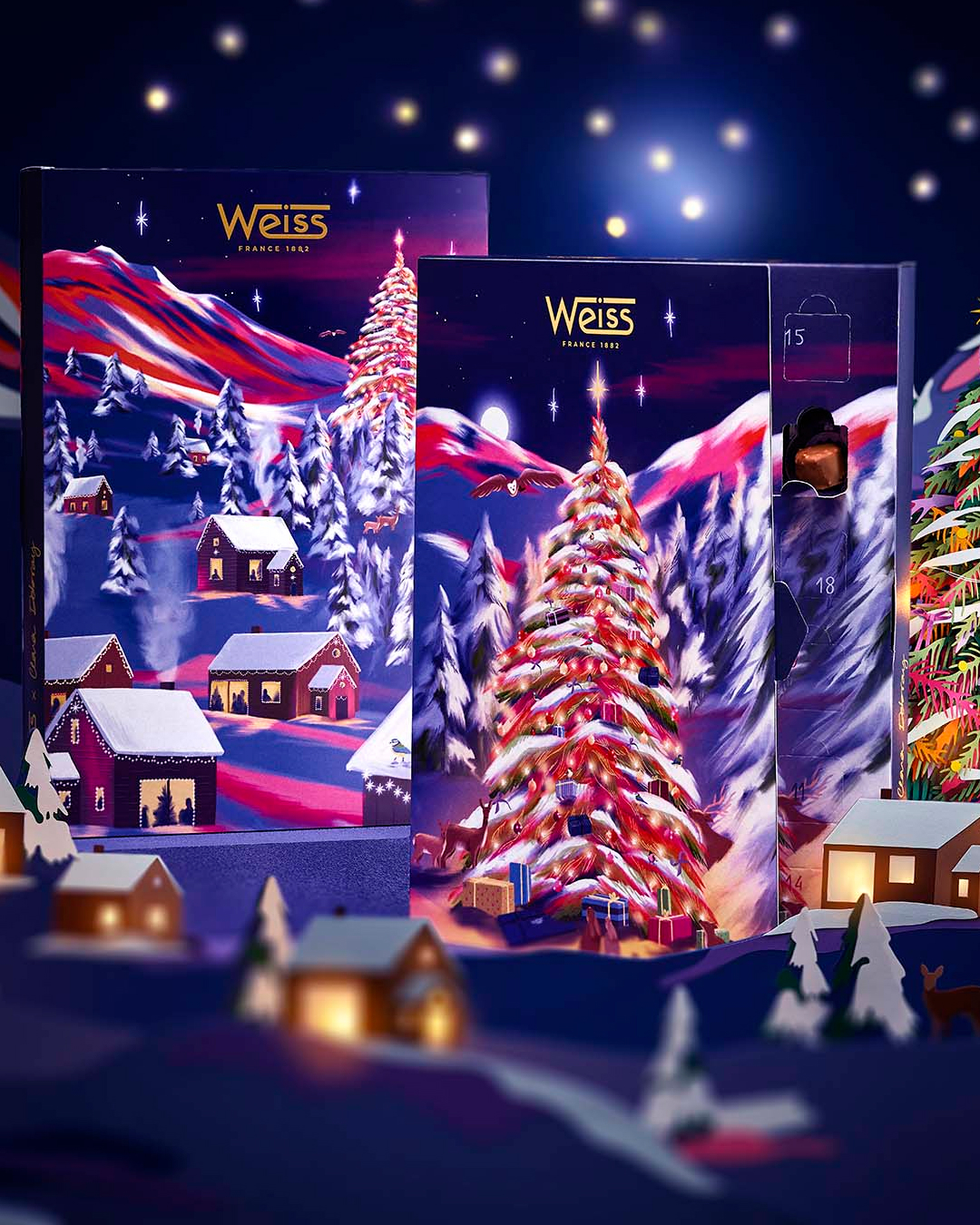 Chocolat Weiss Calendrier de l'avent de Noël 2025