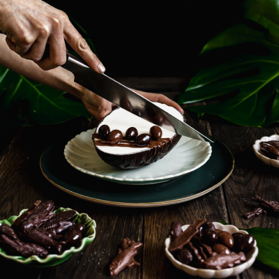 Recette simple de Pâques : œuf cheesecake au chocolat Weiss