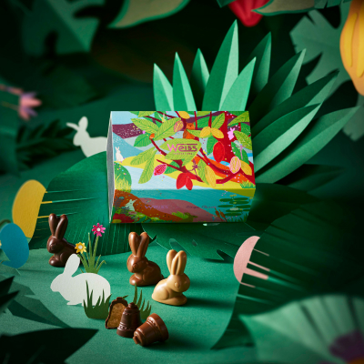 Chocolat Weiss : collection limitée de Pâques 2025 illustrée par Elisa Caroli