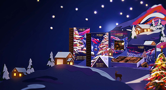 Noël 2025 - collection de Noël - Coffret Cadeau chocolat 