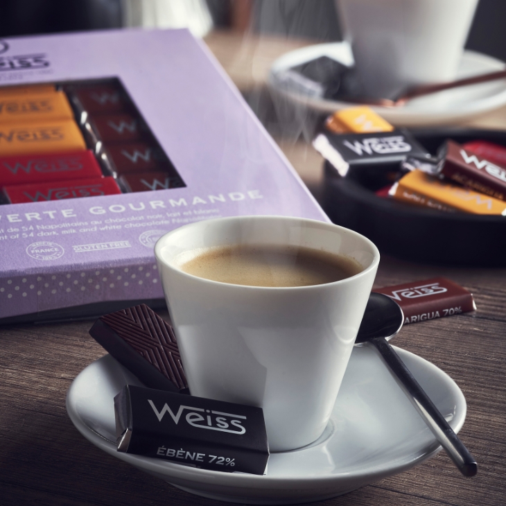 Petits chocolats pour le café
